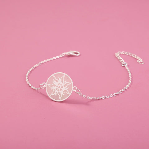 Silver Round Helios luminous bracelet