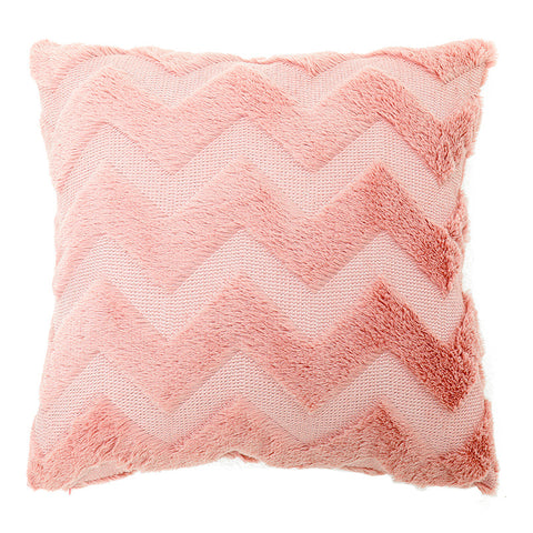 Geometric Rhombus Double-sided Three-dimensional Plush Pillowcase