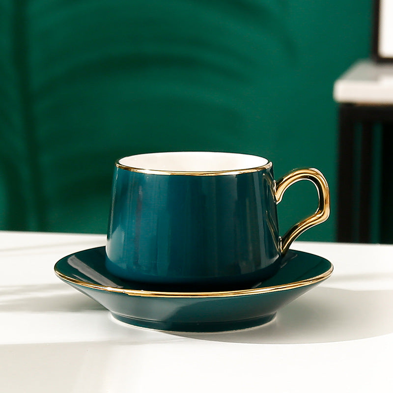 Afternoon Tea Ceramic Coffee Cup And Saucer Set