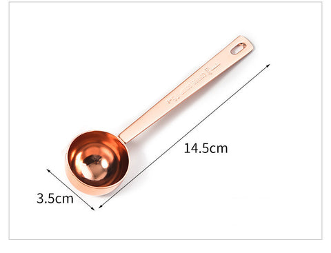 Stainless Steel Coffee Measuring Spoon Milk Powder Milk Tea Fruit Powder Baking Spoon Scale