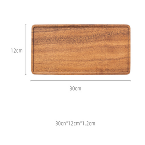 South American Walnut Japanese Tea Tray Coffee Cup Rectangle