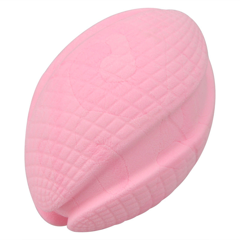 TPR Foaming Milk Flavored Football Pet Toy