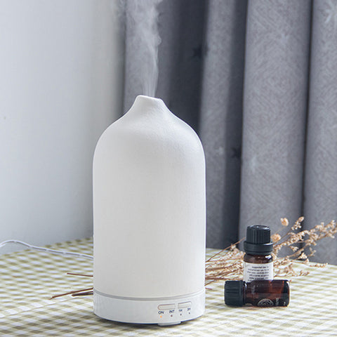 5 Colors Ceramic Humidifiers Smart Ultrasonic Aroma Diffuser 100ML Ceramic Aroma Diffuser