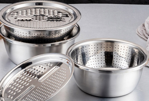 Stainless Steel Grating Basin Drain Basin Wash Rice Drain Basin Kitche ...