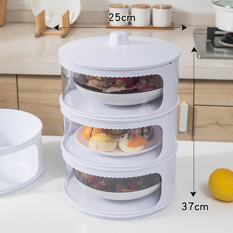 Insulation Dish Cover Foldable Japanese-style Dust And Fly Protection