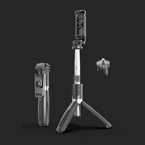 Compatible with Apple, Lengthened Mobile Phone Selfie Stick Bluetooth Tripod