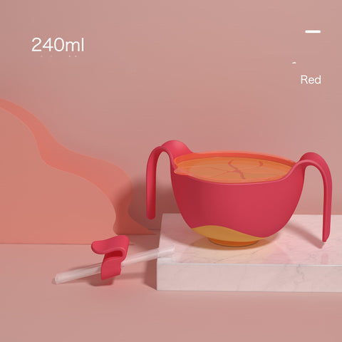 Straw Bowl Baby Side Food Snack Soup