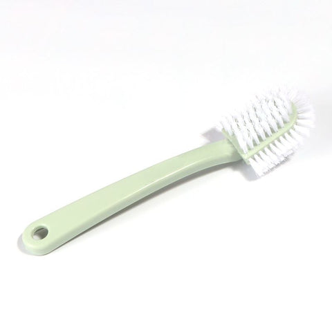 Multi Faced Long Handled Soft Bristled Shoe Brush