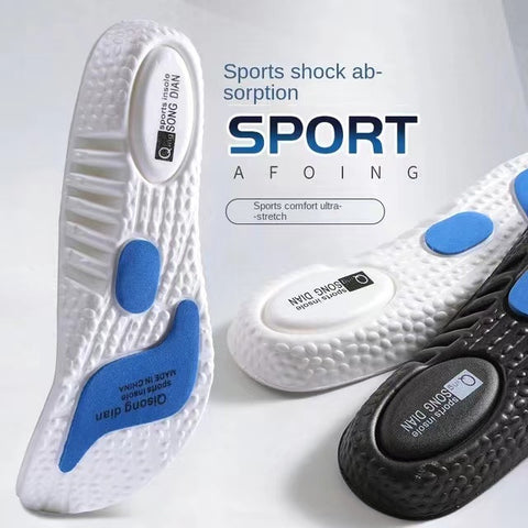 Insoles For Shoes Sole Shock Absorption Deodorant Breathable Cushion Running Shoe-pad For Feet Man Women Orthopedic Insoles