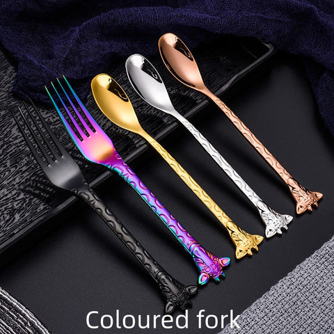 Stainless Steel Coffee Tea Spoon Cartoon Mini