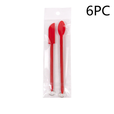Cosmetic Silicone Spatula Mini Retractable Extended