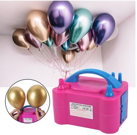 Portable High Voltage Double Hole AC Inflatable Electric Air Balls Machine