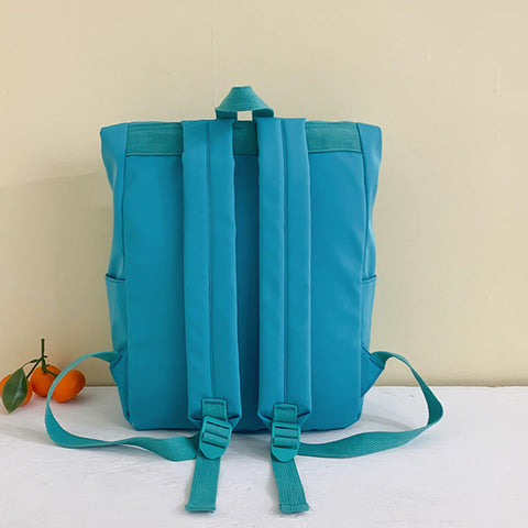 Multi-pocket Backpack Women Fashion Buckle Students School Bags