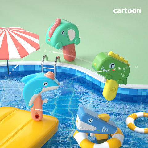 Baby Dinosaur Water Gun Toys For Kids Summer Beach Squirt Blaster Pistol Spray Bath Swim Game Toy For Children Shower Tool