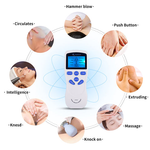 Double-hole Meridian Massager Double-output Meridian Massager Digital Meridian Mini Cervical Spine And Lumbar Spine Pulse Massager