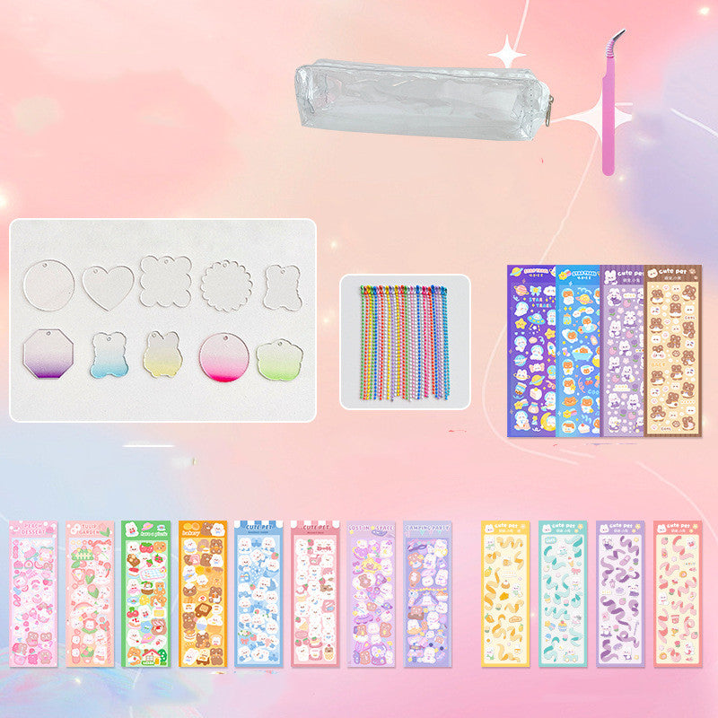 Goo Card Set Cute Sticker Kids Toy Material Pack