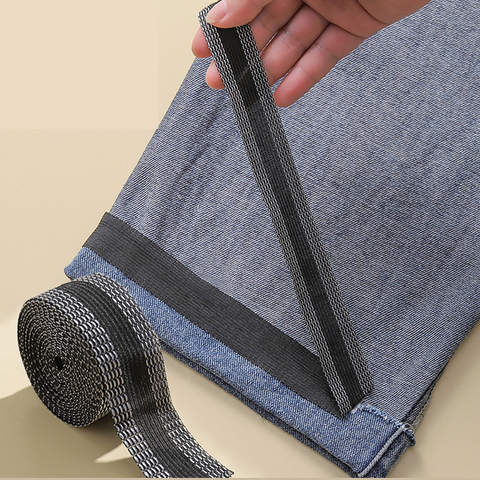 DIY Self-Adhesive Pants Paste Iron On Pants Edge Shorten Repair Pants For Jean Clothing And Jean Pants Apparel Sewing Fabric