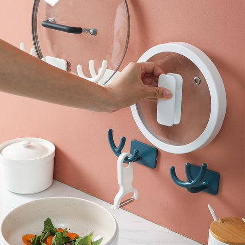 Cartoon Plastic Antler Pot Cover Rack