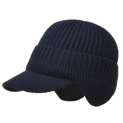 Men's And Women's Woolen Outdoor Cycling Warm And Windproof Hat