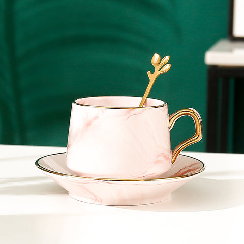 Afternoon Tea Ceramic Coffee Cup And Saucer Set