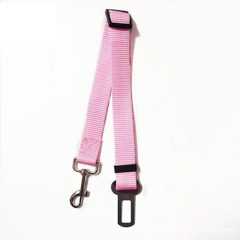 Adjustable Pet Cat Dog Car Seat Belt Pet Seat Vehicle Dog Harness Lead Clip Safety Lever Traction Dog Collars Dogs Accessoires