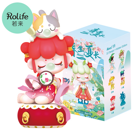 Robotime Rolife Nanci  24 Solar Terms Blind Box Action Figures Doll Toys Surprise Box Lady Toys For Children Friends