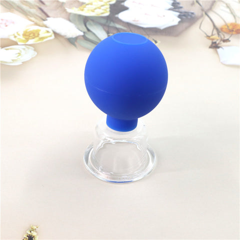 Glass Cupping Set, Facial Cupping Cups Glass Silicone Cupping Cups Vacuum Suction Cupping Cups For Face Skin Back Shoulder Muscle