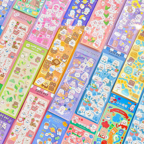 Goo Card Set Cute Sticker Kids Toy Material Pack