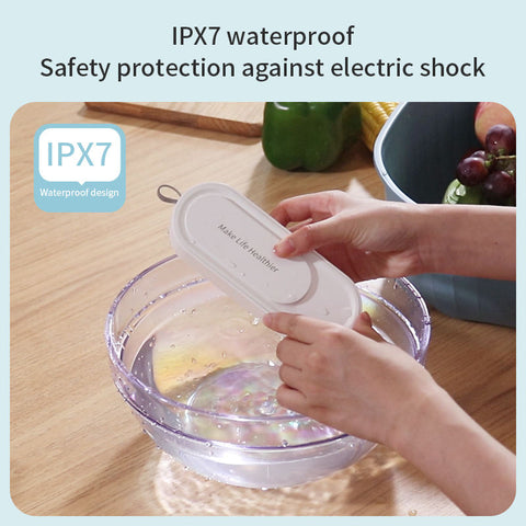 Rechargeable Electronic Automatic Vegetable Fruit Purifier Washing Machine Portable USB Wireless