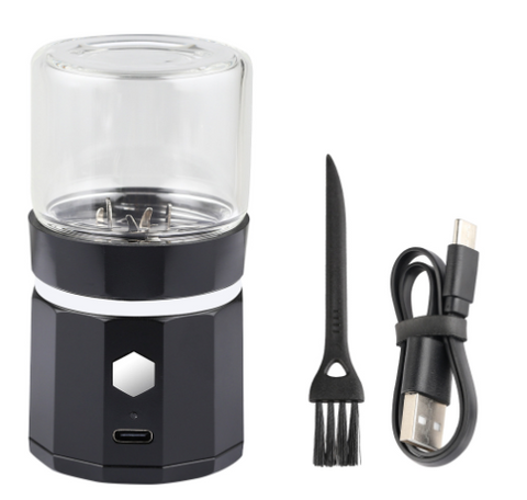 Light Electric Smoke Grinder Herbal  Stainless Steel