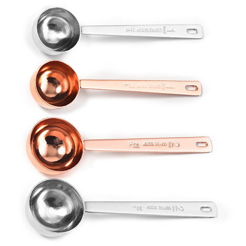 Stainless Steel Coffee Measuring Spoon Milk Powder Milk Tea Fruit Powder Baking Spoon Scale