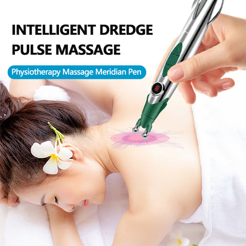 Meridian Electric Massage Pen Muscle Circulation Massage Acupuncture Pain Relief Massager Electronic Therapy Meridian Energy Pen