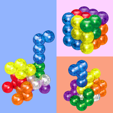 Early Childhood Assembling Magnetic Cube Building Blocks Variety Magnetic Rubik's Cube