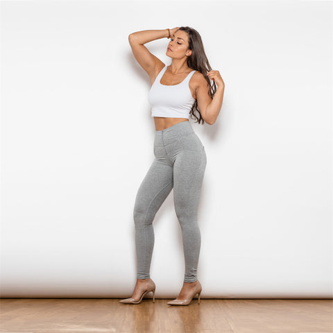shascullfites melody high waist gray leggings push up shaping leggings hip lifting peach lift leggings