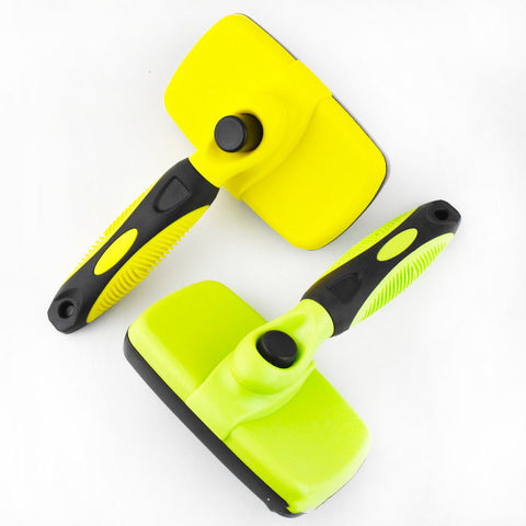 Automatic Pet Hair-pushing Comb Push-type Telescopic Needle Comb For Dogs