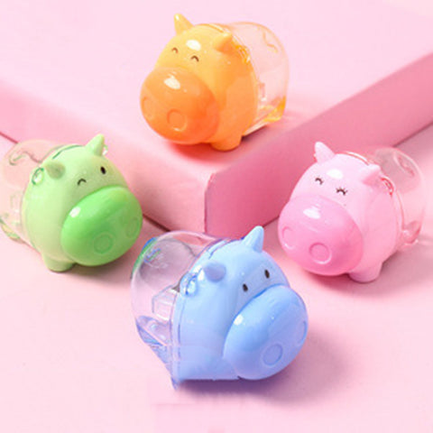 Portable Cartoon Plastic Double Hole Pencil Sharpener